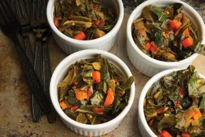 Bacon & Carrot Collard Greens