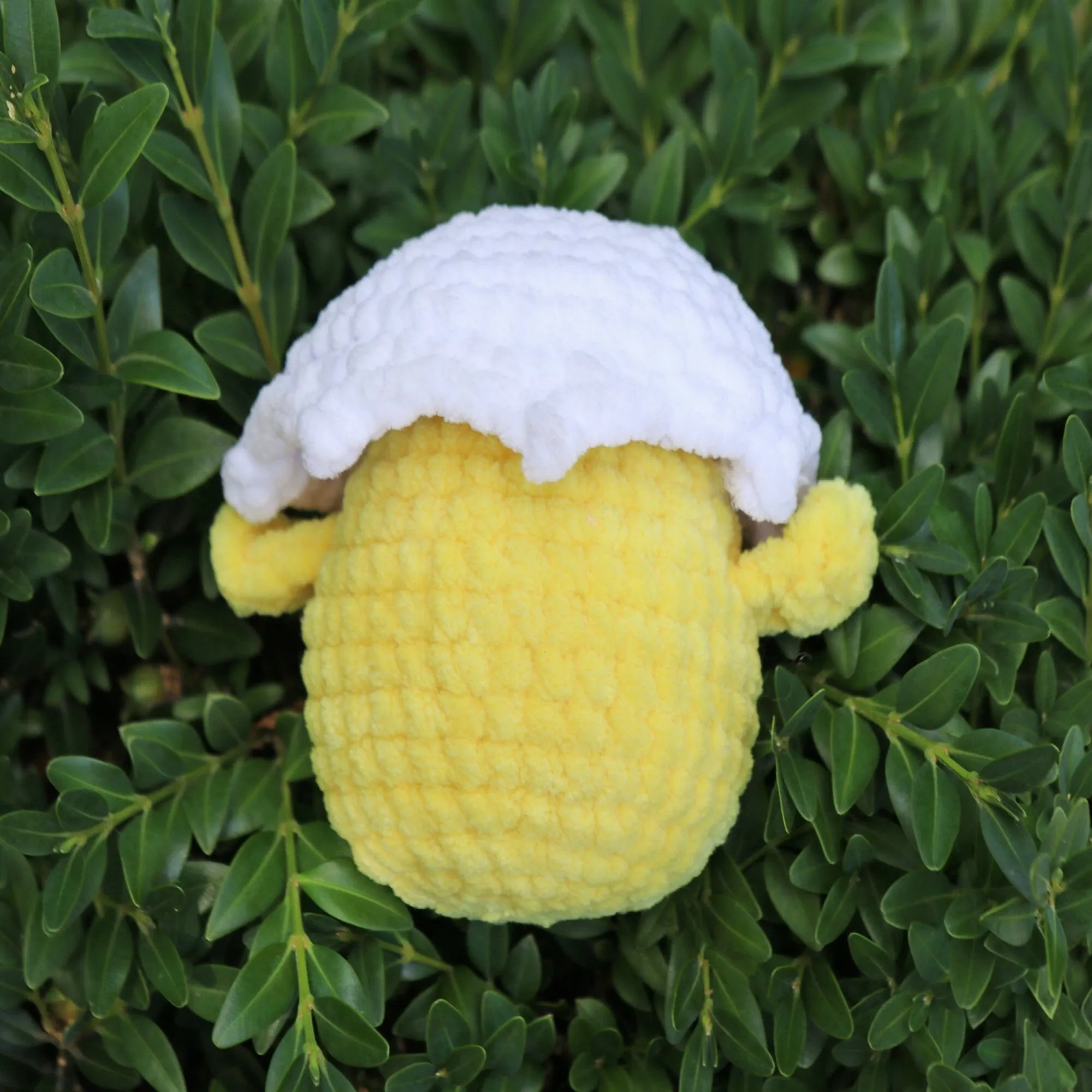 Crochet No Sew Chicken pattern, US standard terms, Skill level beginner