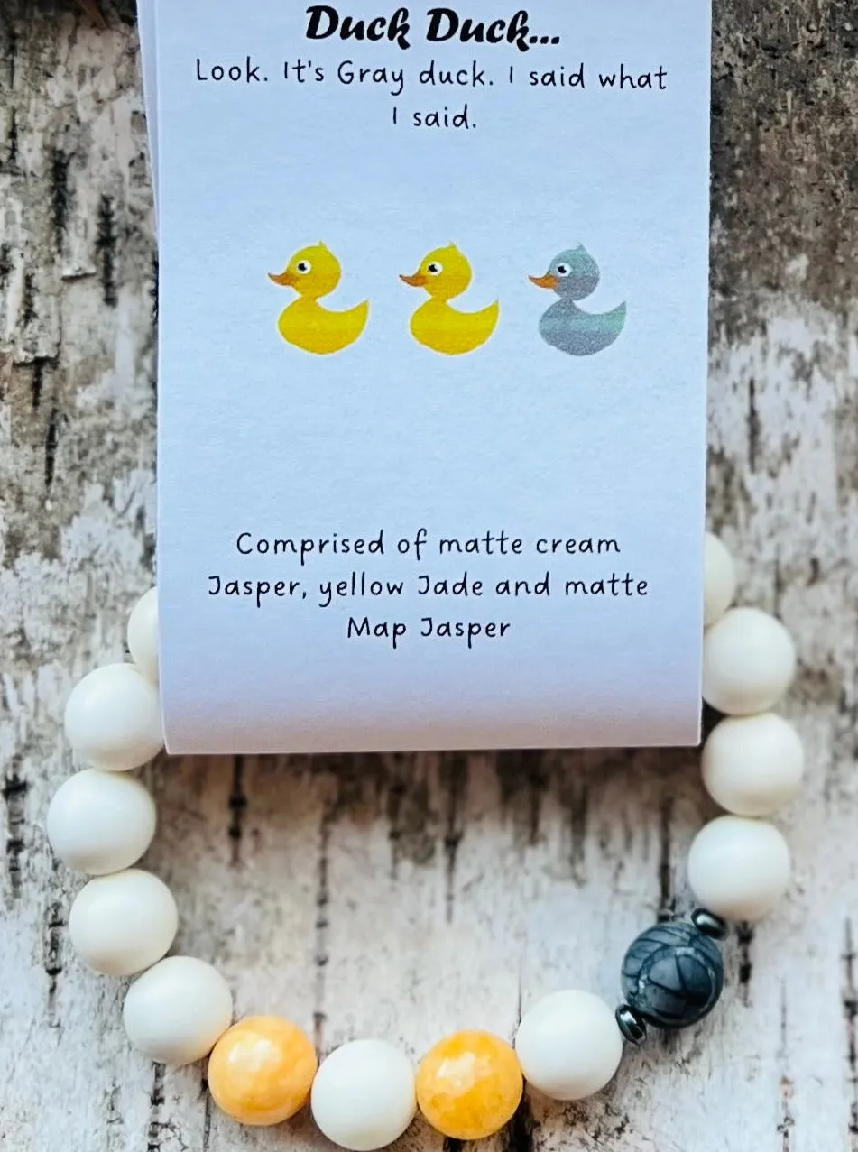 Duck Duck Gray Duck Bracelet