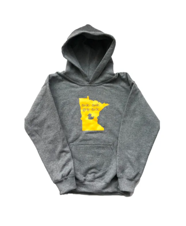 Duck Duck Gray Duck Toddler/Youth Hooded Sweatshirt