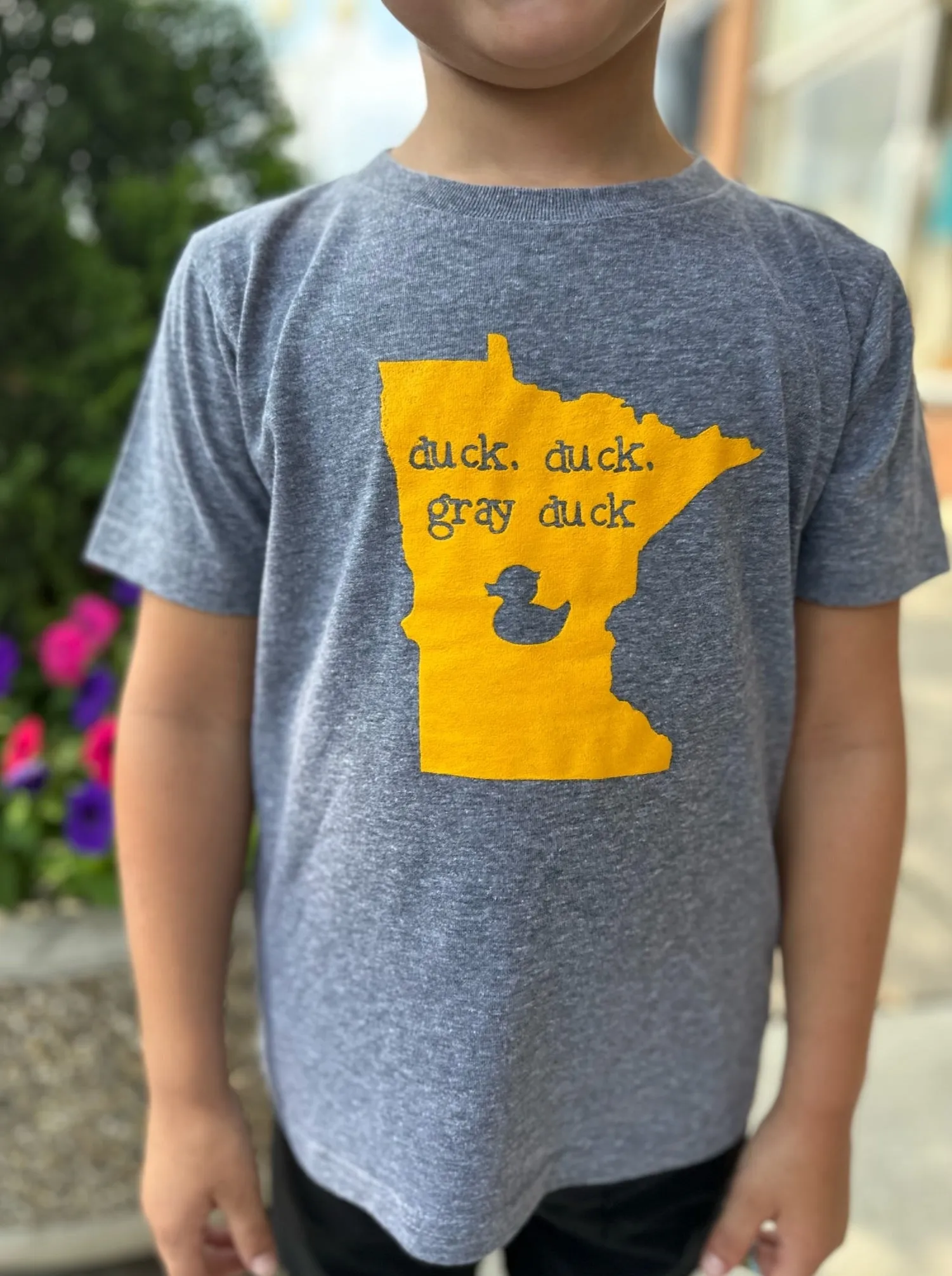 Duck Duck Toddler Crew T-Shirt [Granite Heather-3321]
