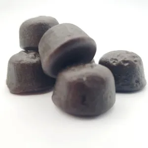 Dutch Buttons -  Black Liquorice