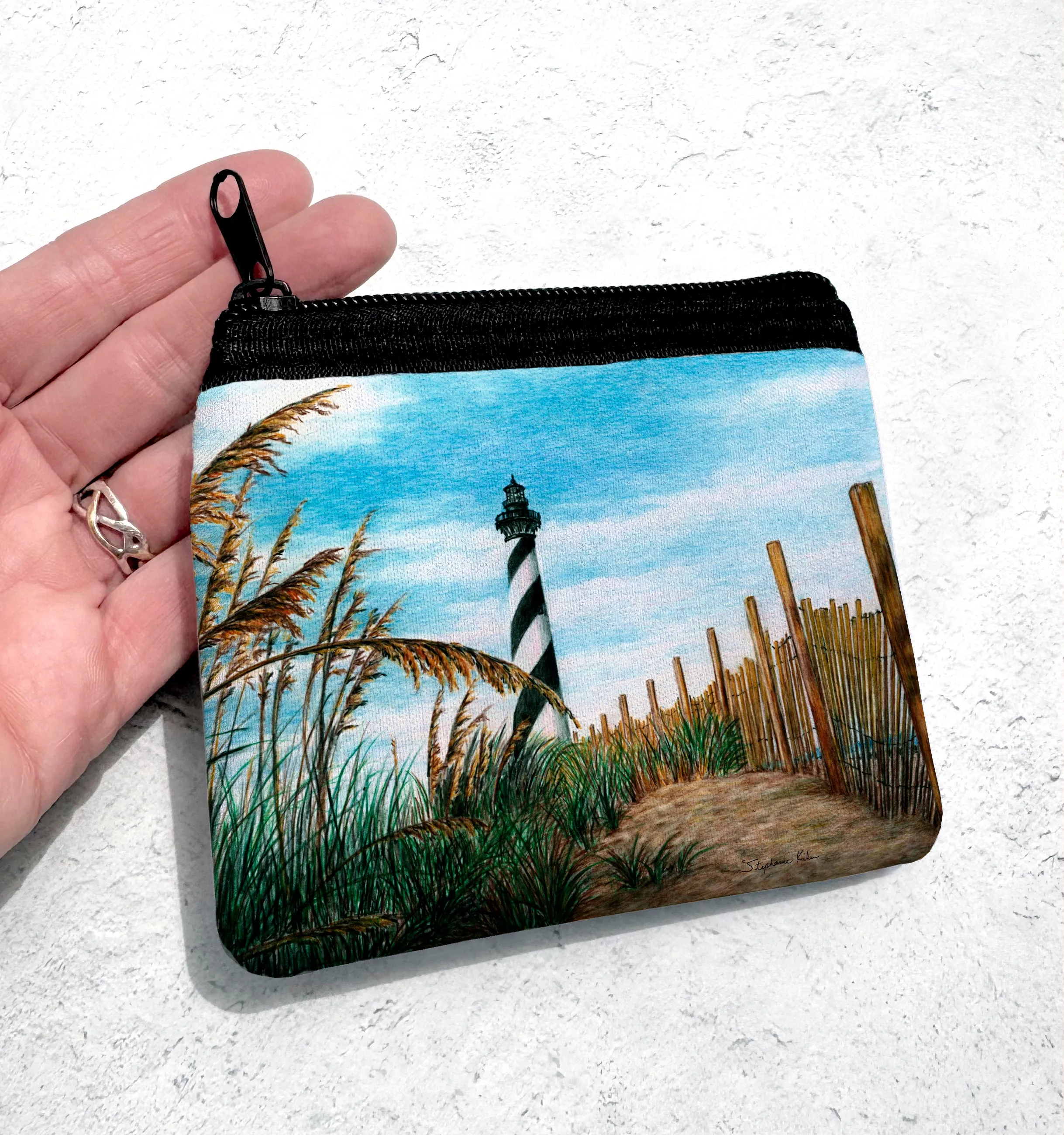 Hatteras Sea Oats Coin Bag