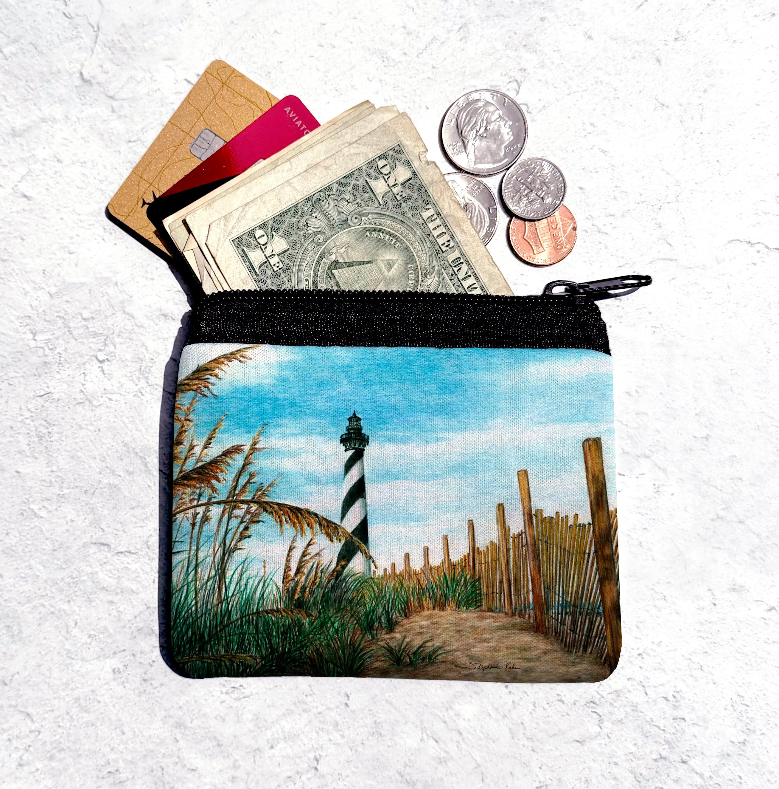 Hatteras Sea Oats Coin Bag