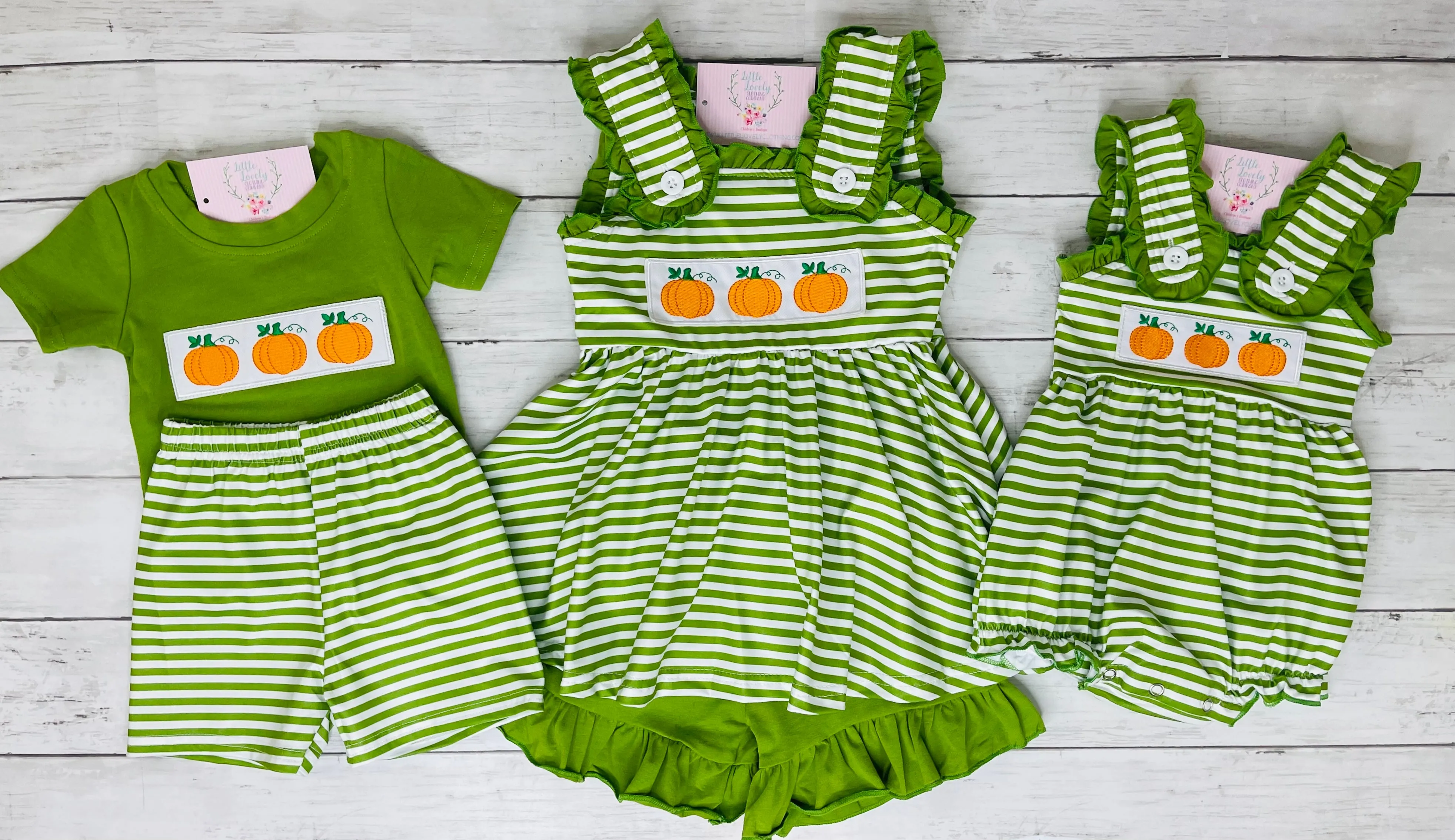 Jessie's Pumpkin Trio Girl Set