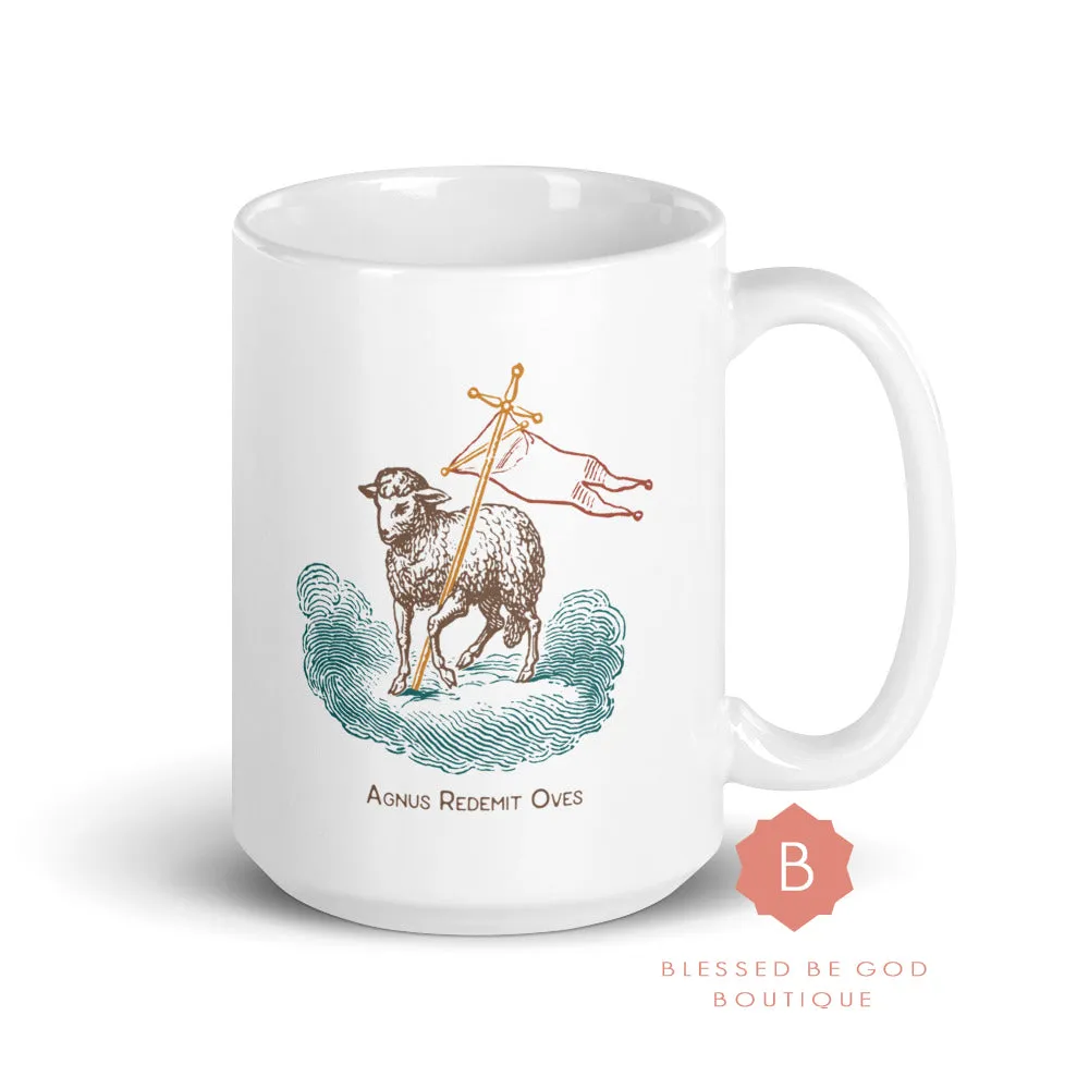 Lamb of God Catholic Mug, 15oz