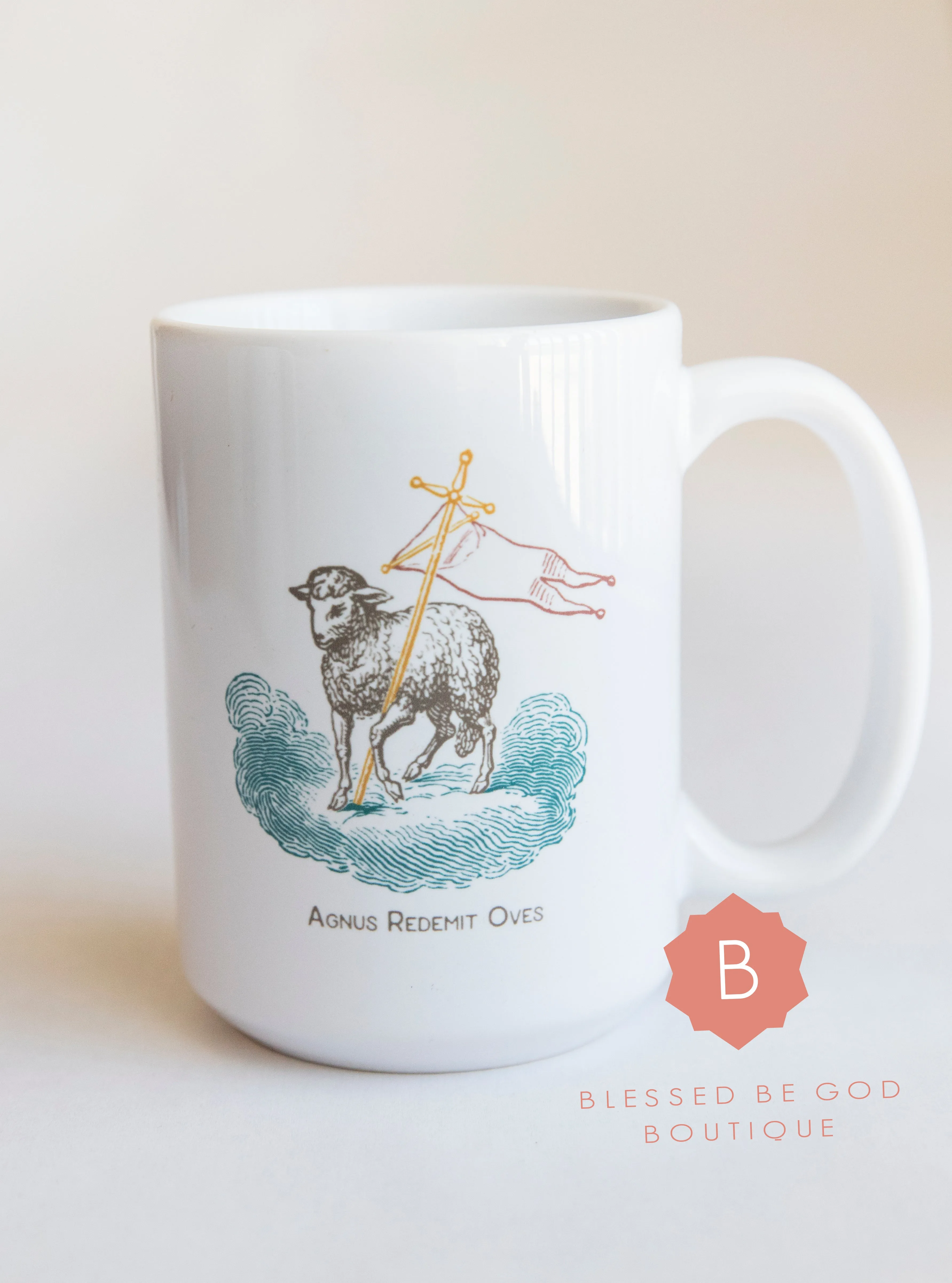 Lamb of God Catholic Mug, 15oz