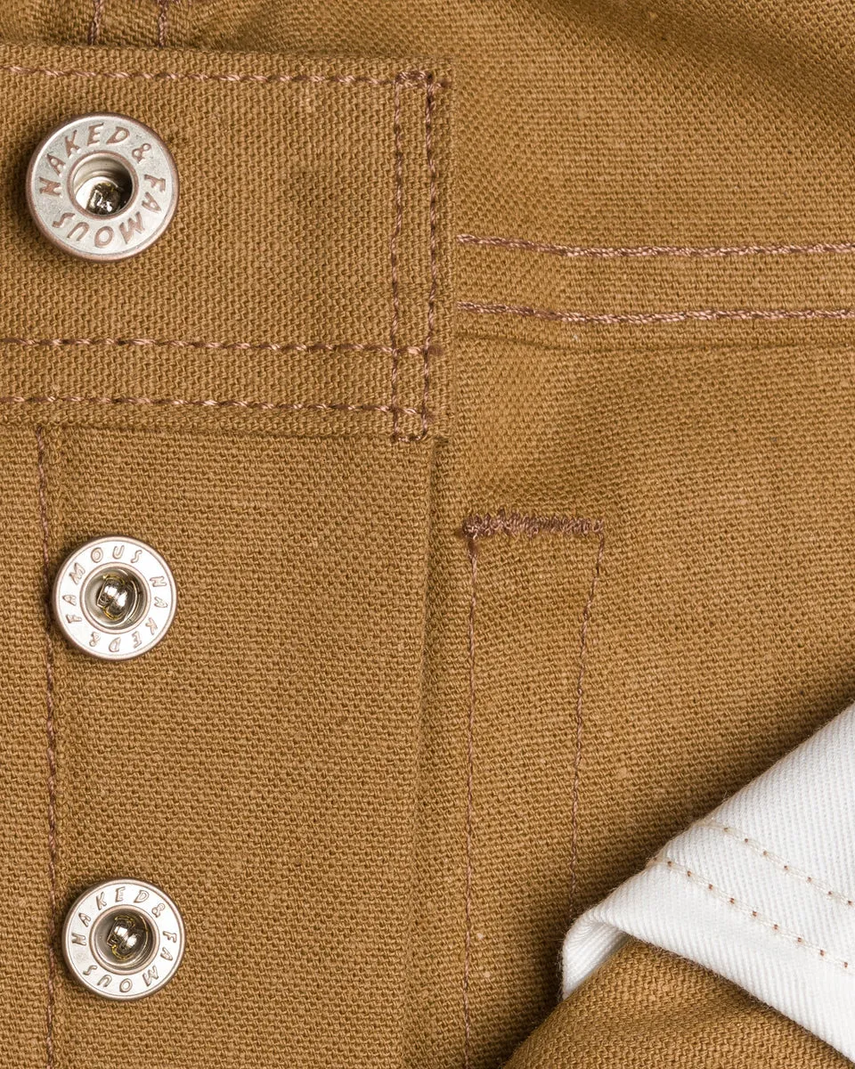 Naked & Famous Denim Weird Guy Regular Tapered Mens Jeans - Duck Canvas Selvedge