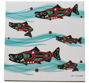 Salmon Run Formline Trivet