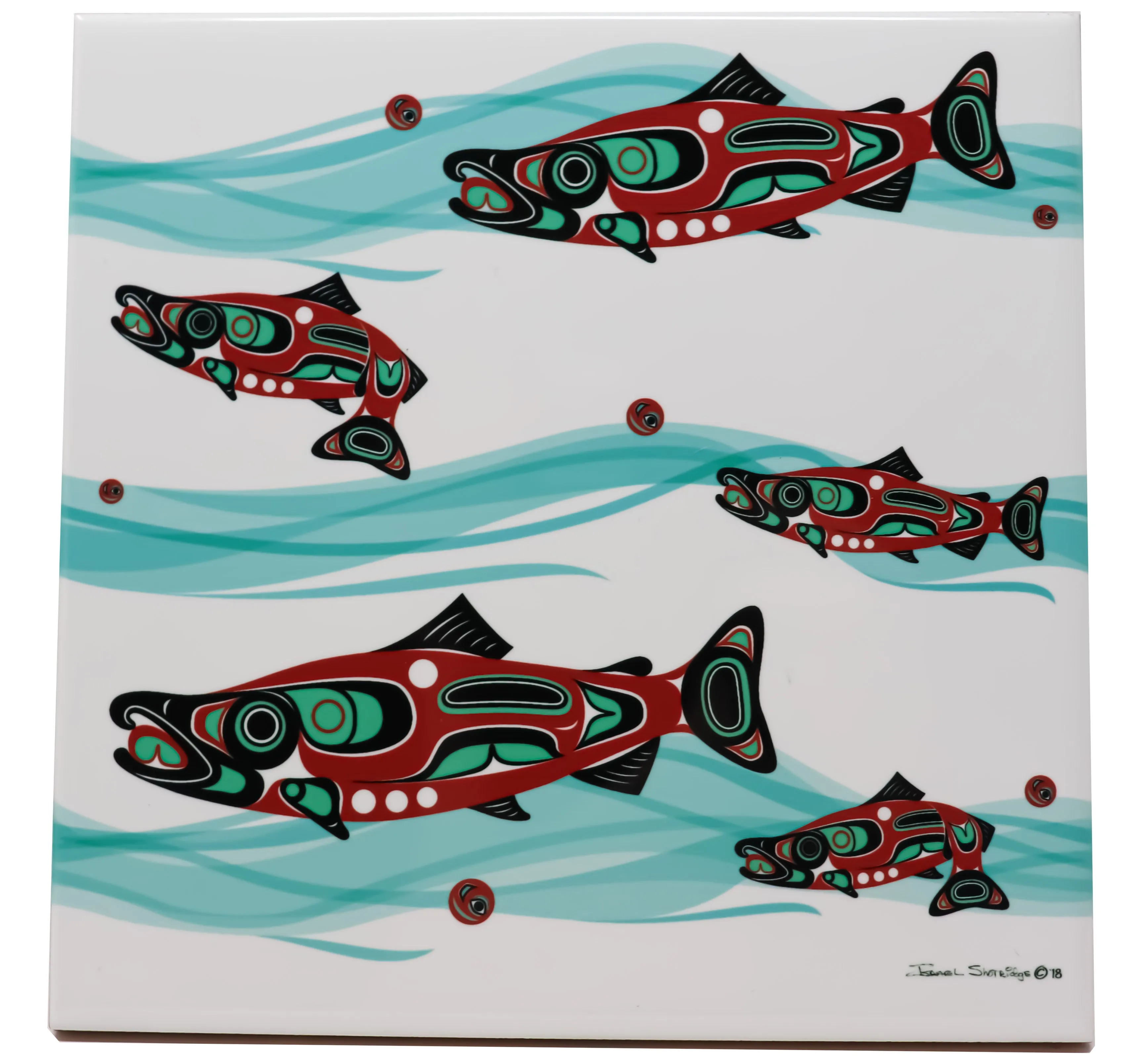 Salmon Run Formline Trivet