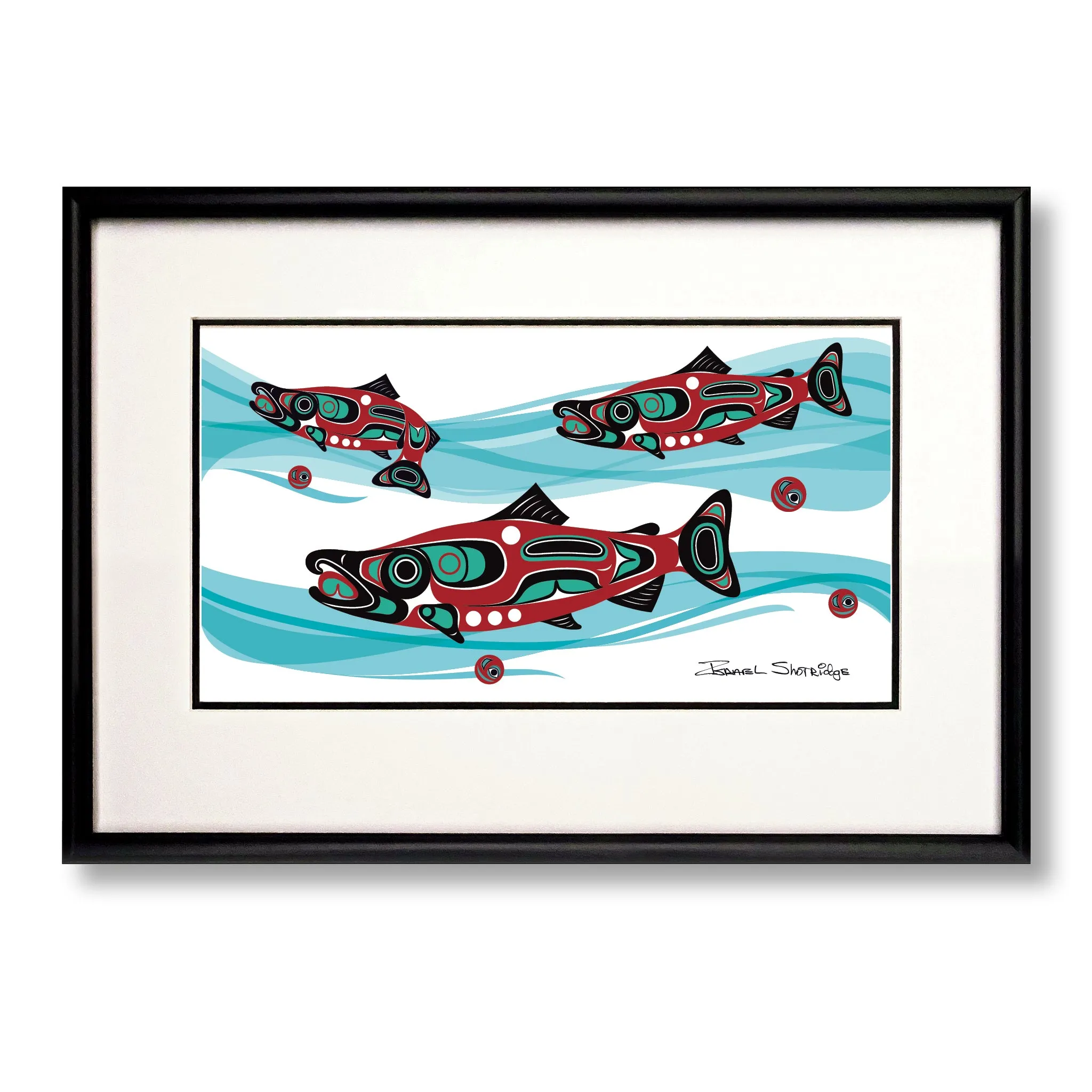 Salmon Run - Limited Edition Formline Art Print