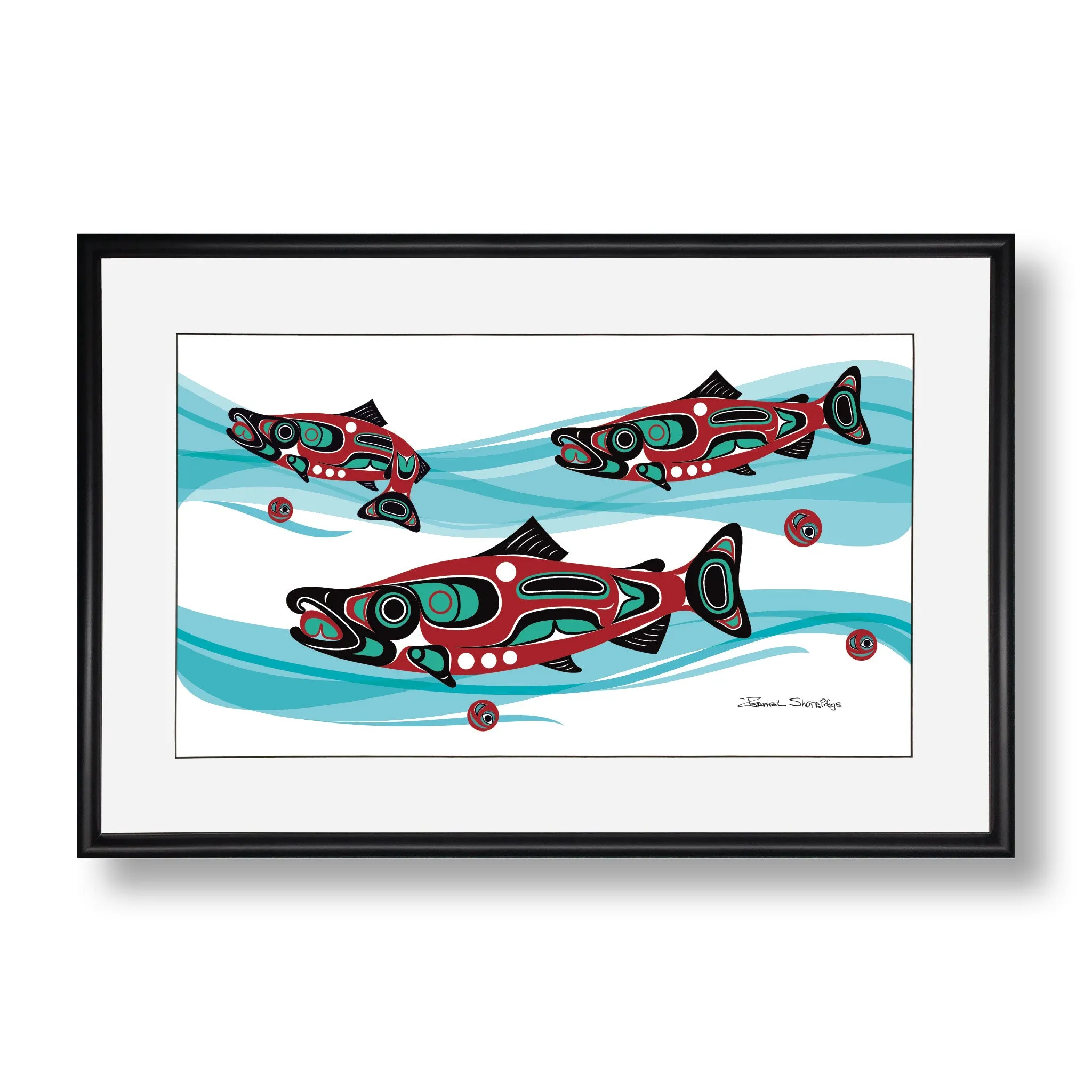 Salmon Run - Limited Edition Formline Art Print