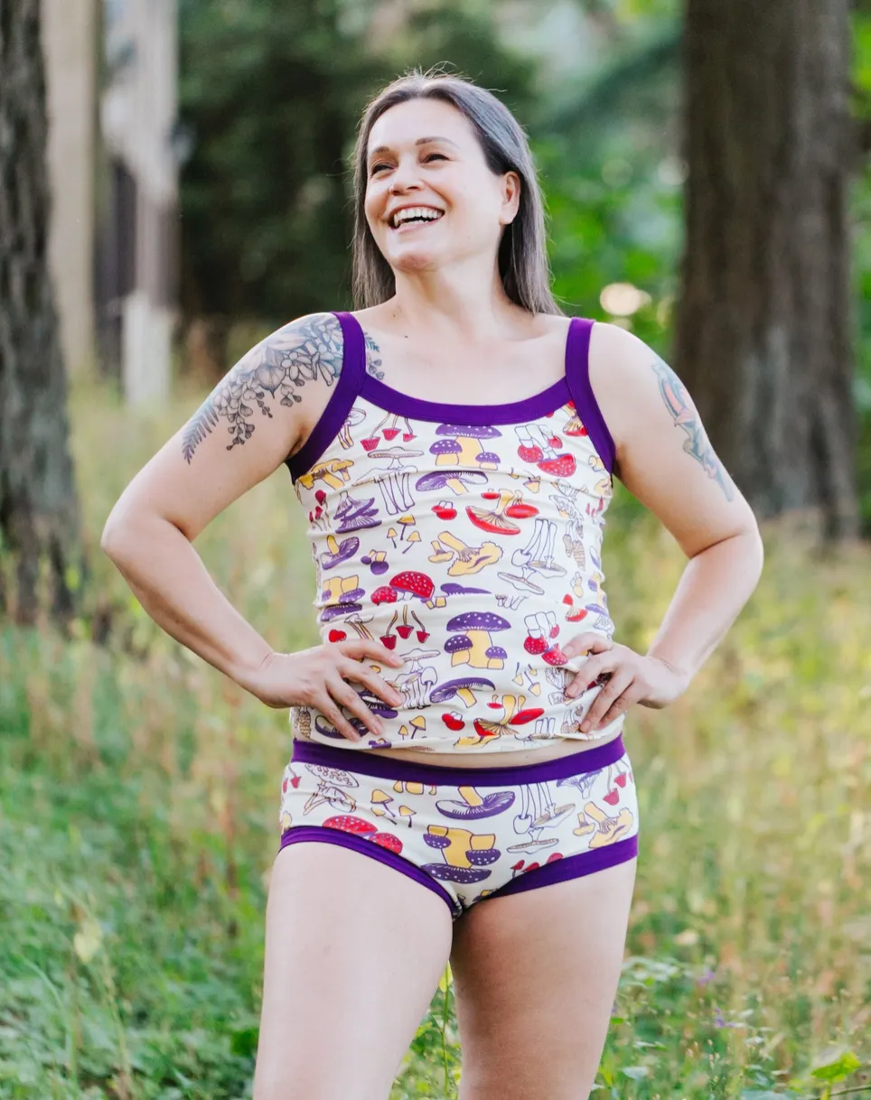 Thunderpants cami, Root Veggies print