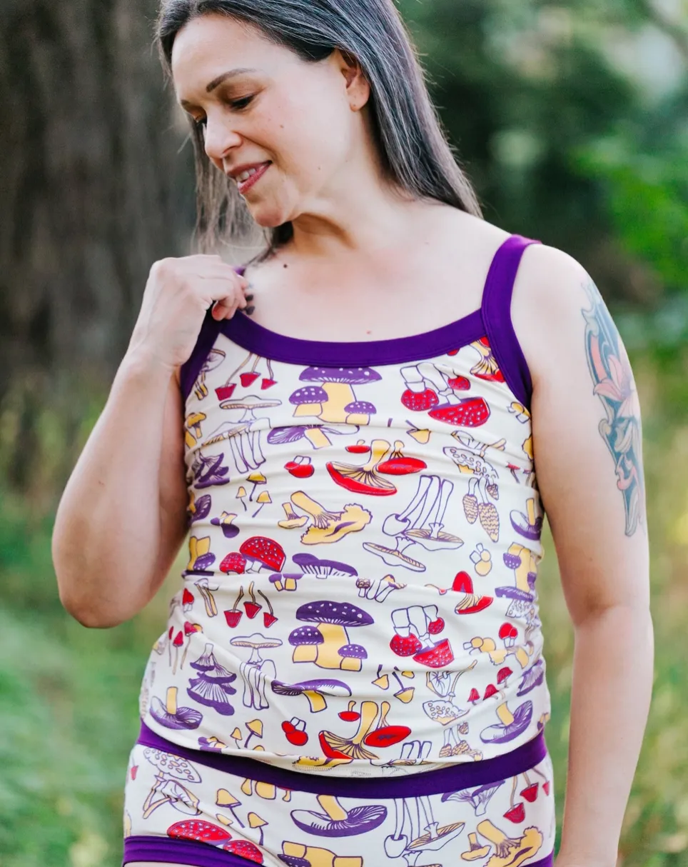 Thunderpants cami, Root Veggies print